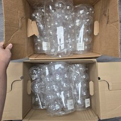 NEW Clear DIY Plastic Ornaments