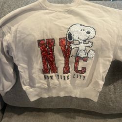 Zara Snoopy Sweatshirt 