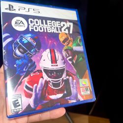 College Football 27 for Ps5 Brand new sealed