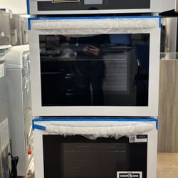 New Frigidaire 27” Double Electric Wall Oven W/ Fan Convection 