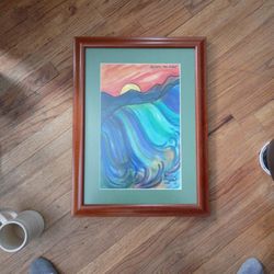 Larry Stevens Lithograph "Go With The Flow" 2001