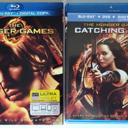 The Hunger Games & Catching Fire bundle Blu-Ray
