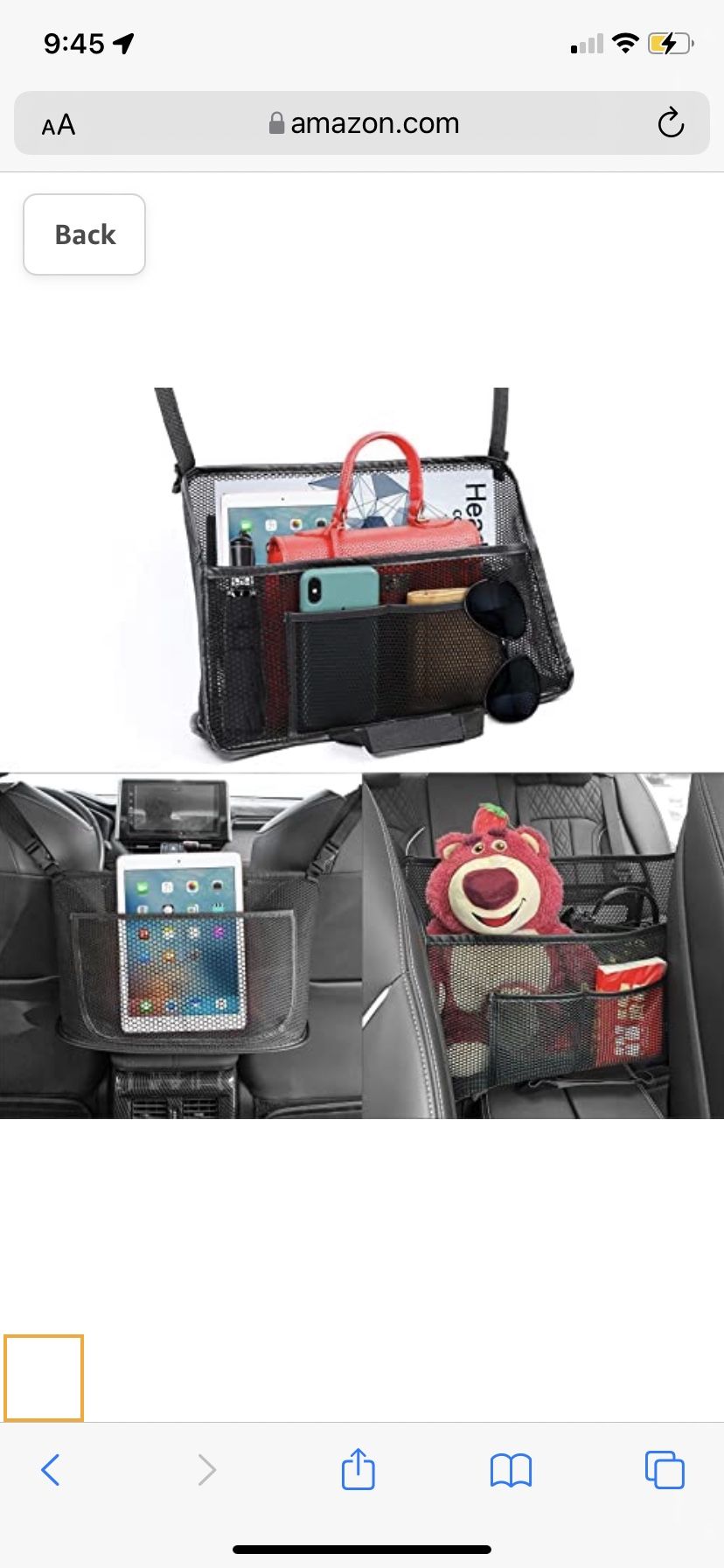 Car Net Pocket Handbag