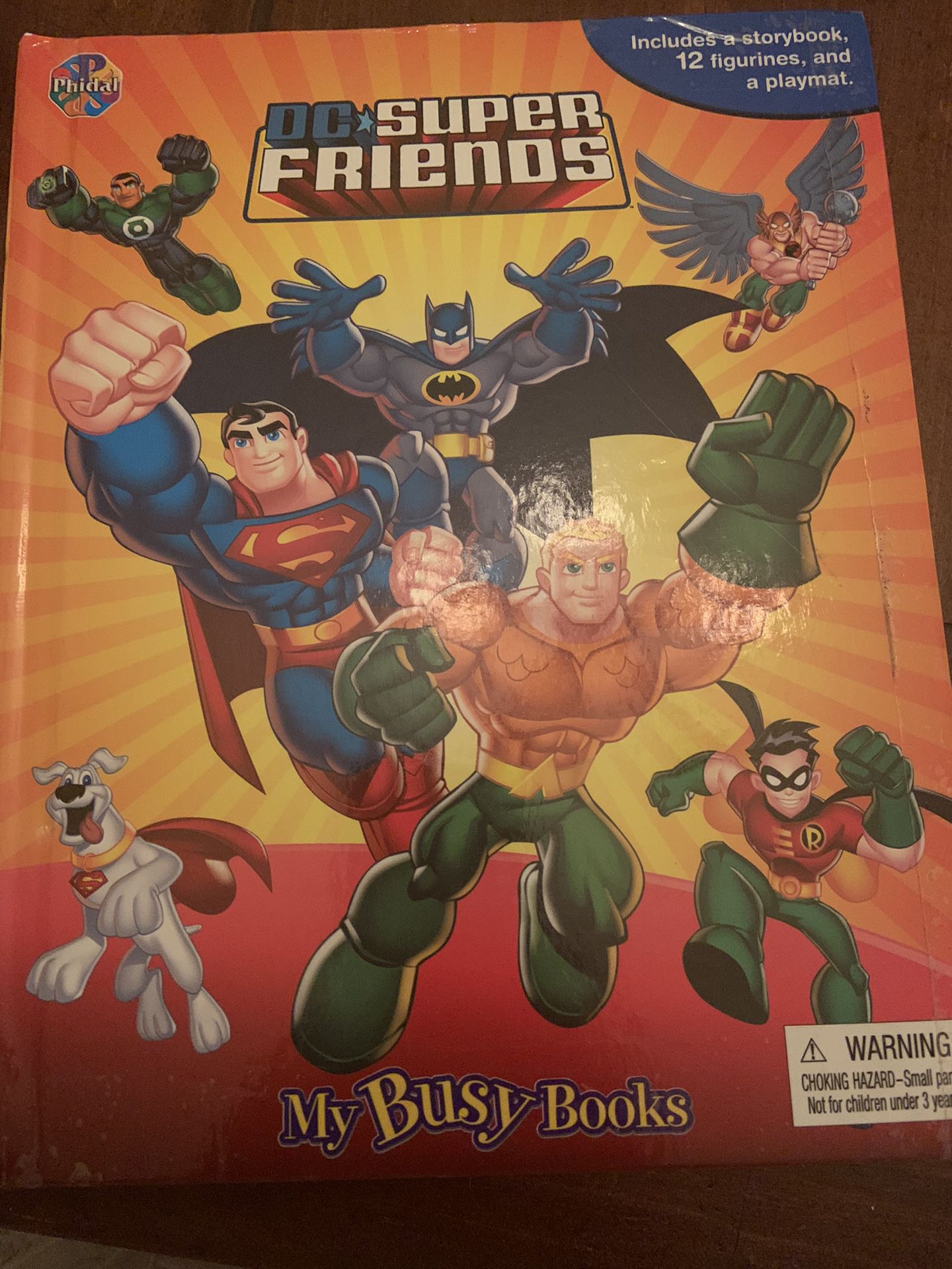 Busy Book ( My Super Friends 12 Figurines And Playmat