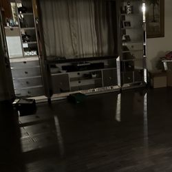 Mirror Glam Entertainment Center 