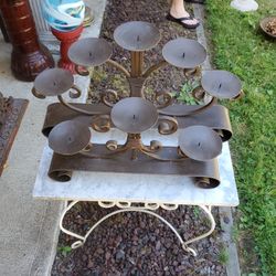 2 Heavy Metal Candle Holders