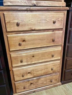 Five drawers jumbo dresser