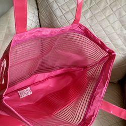 New Nordstrom Pink Beach Summer Shopping  Large Tote Shopper Bag