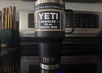 YETI Rambler 30oz Black [Lid not included]