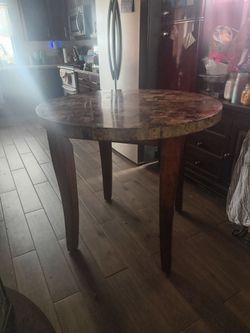 Heavy Marble top Bistro table
