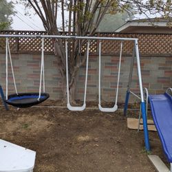Swing Set Like New Seats Light Up