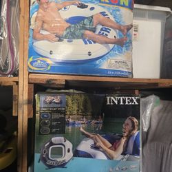 River run floating, both used, but in very good condition.