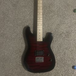 Electric Guitar And Amp