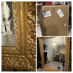 Carolina Mirror Company Vintage Mirror 