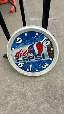 Pepsi clock