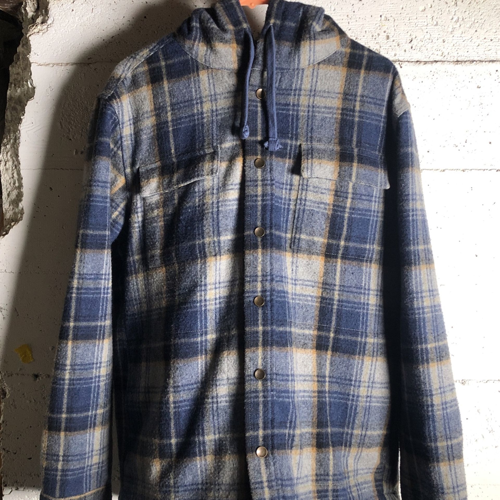 Heavy PrAna Flannel Coat, Quilted Inside