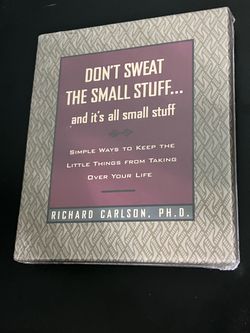 Don’t Sweat The Small Stuff Book