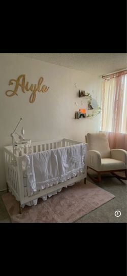 Crib and Dresser