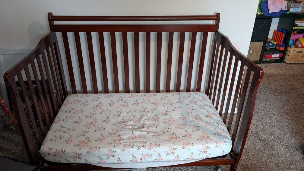 Baby Toddler Crib 5 Into 1