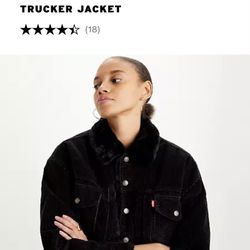 Levis Premium HERITAGE CORDUROY SHERPA TRUCKER JACKET Medium 