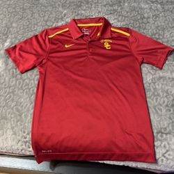 USC Nike Dri-fit Collar Shirt