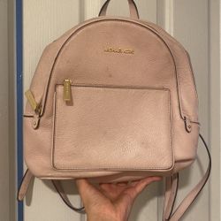 Michael Kors pink backpack 