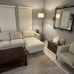 IKEA Sectional Couch + Chair