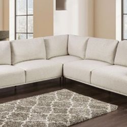 Brand New Beige Modern Style Sectional Sofa 