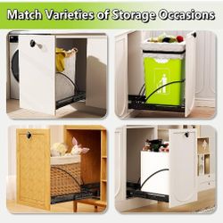 Under Pullout Trash- Cabinet Pull Out. 