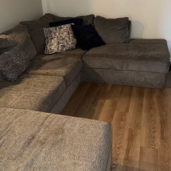 Gray Sectional Couch 