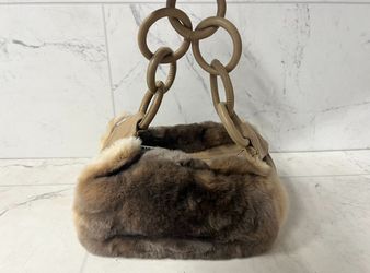 Chanel Ombre Orylag Rabbit Fur Bag Beige (PO1017393)