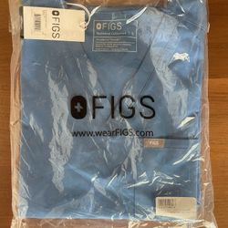 Small Capri Blue Catarina Scrub Top