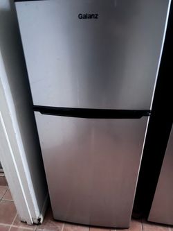 refrigerator stainless steel galanz