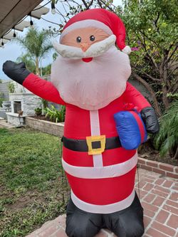 Inflatable Santa. Around 7 Feet Tall.
