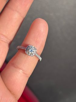 Blue Nile diamond ring