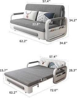 1.5M Sofa Bed -Pull Out Sofa Bed futon -Sleeper couches for Living Room Office