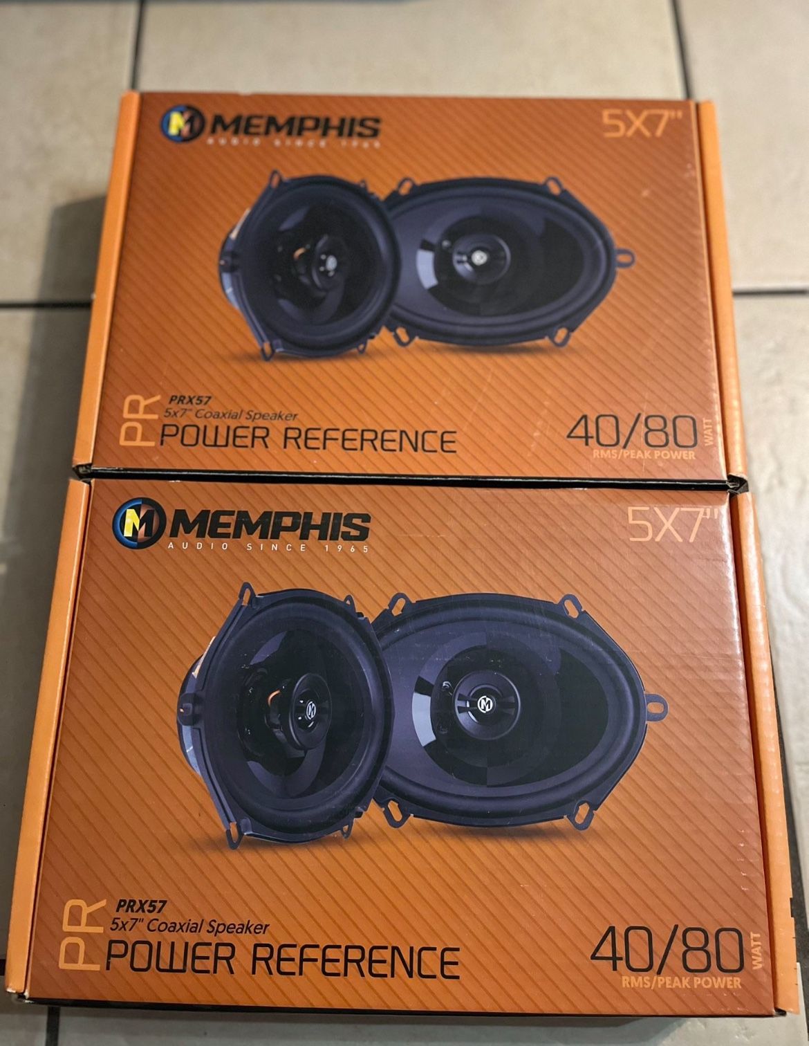 Memphis Audio 5x7 Power Reference 6" Coaxial car speakers