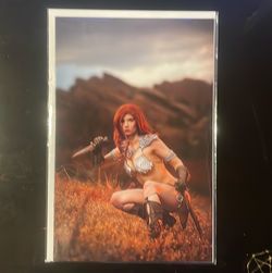 Red Sonja Cosplay Photo Cover Comic Book