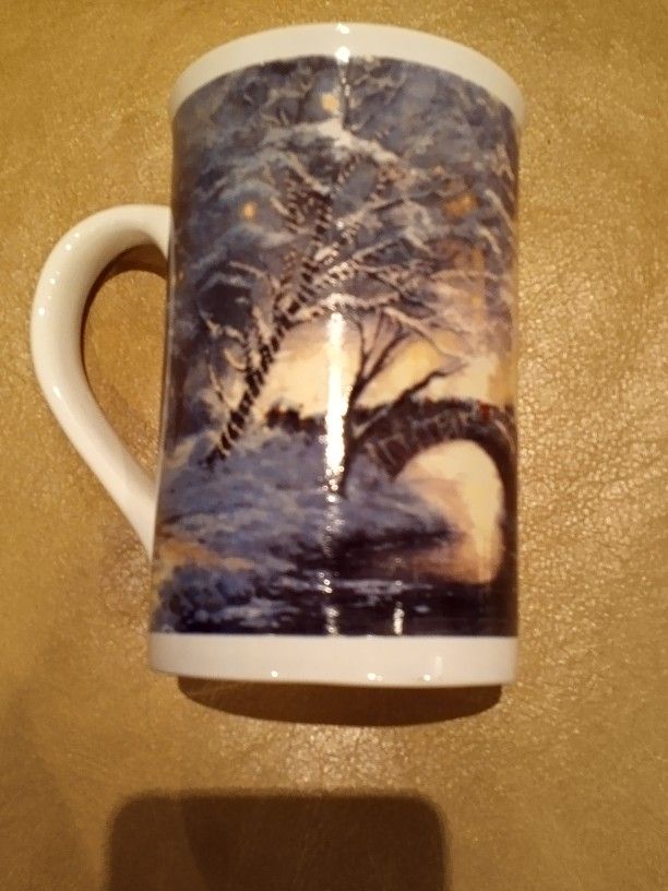 Thomas Kinkade Holiday At Central Park Christmas 2010 Mug
