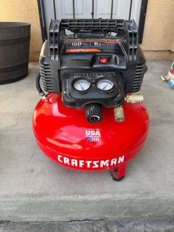 Craftsman 6 gallon air compressor like new works  great asking $120