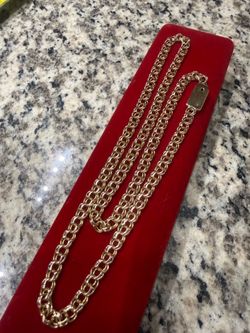 10k gold chino link chain 22 inlong