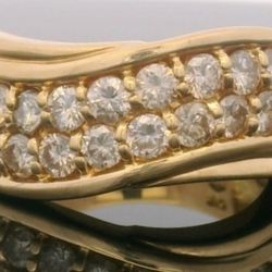 18K Yellow Gold Lady’s Diamond Ring