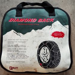 Tire chains, Diamond Back, Quality Chain Corp.