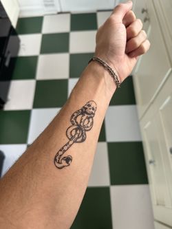 Harry Potter death eater Temporary Tattoo