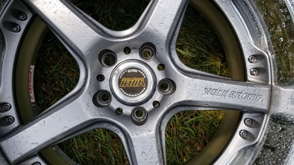 19 in VOLK GTS wheels staggered setup