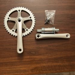 Bike Silver Crankset