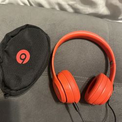 beats solo 3 wireless headphones red