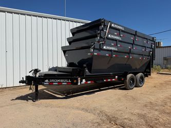 2027 Iron Bull Roll Off Trailer w/ 3 bins