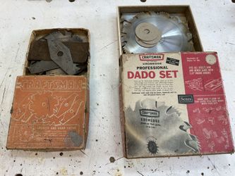 2 Craftsman Dado Sets - 6 inch and 8 inch