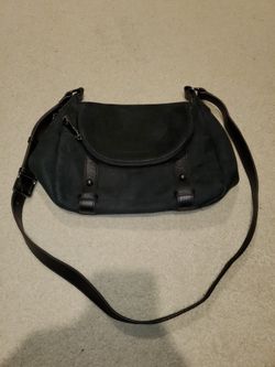 Aimee Kestenberg Black Leather/suede Purse